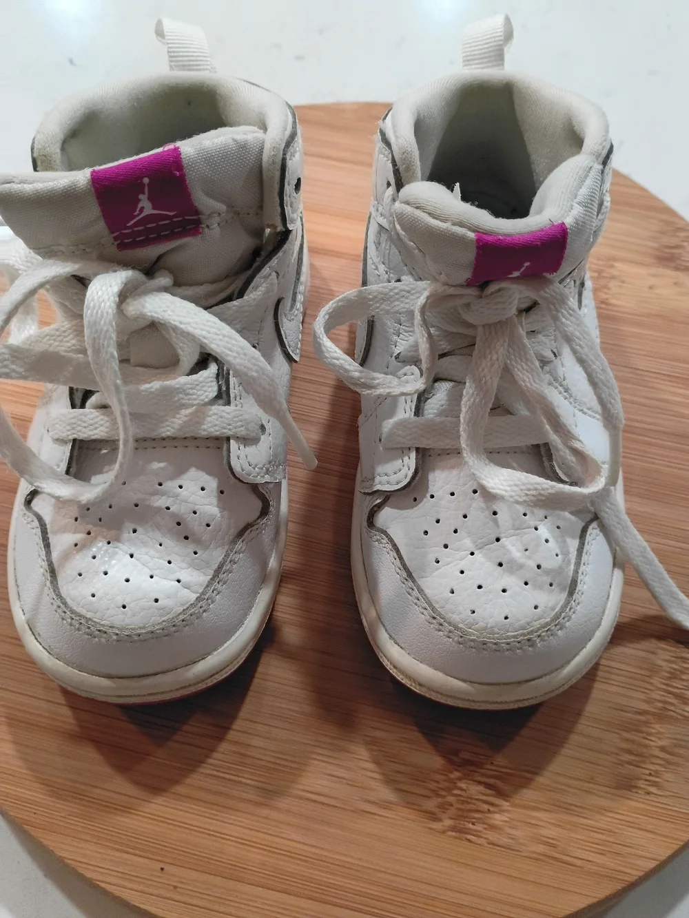 Nike Jordan White High-Top Sneakers  Size 6C